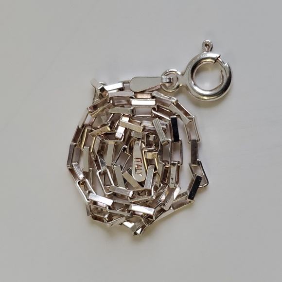 Sterling Silver 925 Paperclip Bracelet - Picture 3 of 5